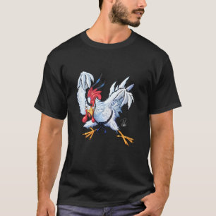かわいいおもしろい空手チキンウォリアーChick T Shir Tシャツ