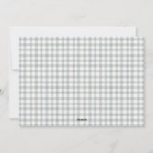 かわいいおもしろい醜いセーター赤い緑の写真クリスマス シーズンカード (裏面)