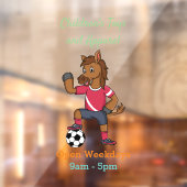 かわいいおもしろい馬遊のサッカー漫画 ウィンドウサイン (シート2)