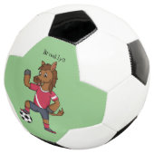 かわいいおもしろい馬遊のサッカー漫画 サッカーボール (3/4)