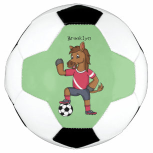 かわいいおもしろい馬遊のサッカー漫画 サッカーボール