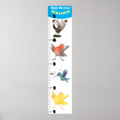 かわいいおもしろい鳥の漫画のポスター ポスター (正面)