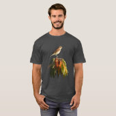 かわいいおもしろい鳥 Tシャツ (正面フル)