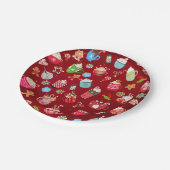 かわいいおもしろい「クリスマスディンク」 ペーパープレート (アングル)