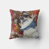 、かわいいおもしろい、コーギーの一見 クッション (裏面)