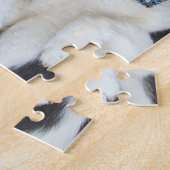 、かわいいおもしろい、コーギーの一見 ジグソーパズル (側面)