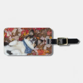 、かわいいおもしろい、コーギーの一見 ラゲッジタグ (正面横)