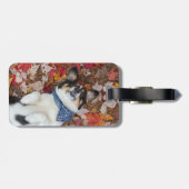 、かわいいおもしろい、コーギーの一見 ラゲッジタグ (裏面横)