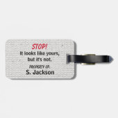 かわいいおもしろい ラゲッジタグ (裏面横)