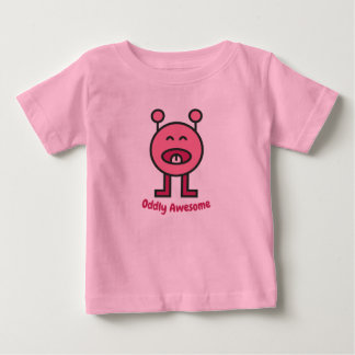 かわいいおもしろモンスターキャラクター キッズTシャツ ベビーTシャツ