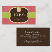 かわいいおよびWhimsicalBakeryの名刺 名刺 (正面/裏面)