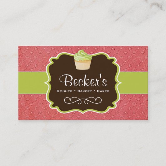 かわいいおよびWhimsicalBakeryの名刺 名刺 (正面)
