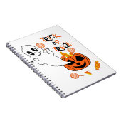 かわいいお化けとハロウィンキャンディー ノートブック (右側)