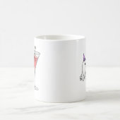 かわいいお化けと怖いカクテル コーヒーマグカップ (中央)