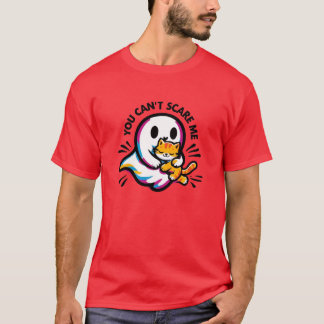 かわいいお化けと猫のハロウィンTシャツ Tシャツ