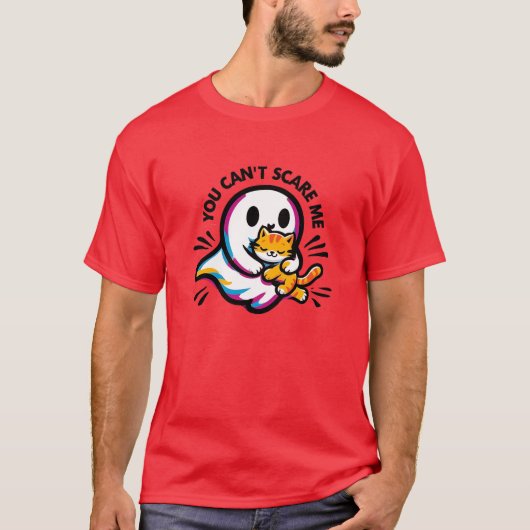 かわいいお化けと猫のハロウィンTシャツ Tシャツ (正面)
