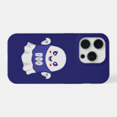 かわいいお化けのイラストデザイン iPhoneケース (裏面横)