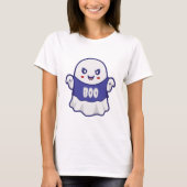 かわいいお化けのイラストデザイン Tシャツ (正面)