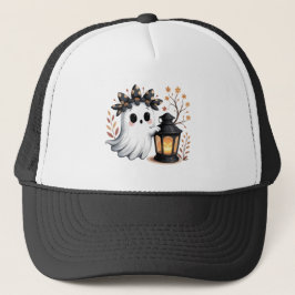 かわいいお化けのカボチャランタン キャップ