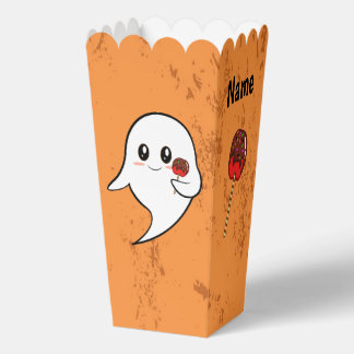 かわいいお化けのキャンディアップルホルダー箱 フェイバーボックス