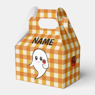 かわいいお化けのキャンディアップル フェイバーボックス