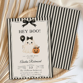 かわいいお化けのハロウィンお誕生日おめでとう 招待状