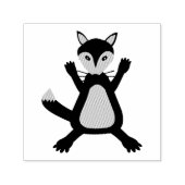 かわいいお化けのハロウィンウルフ セルフインキングスタンプ (デザイン)