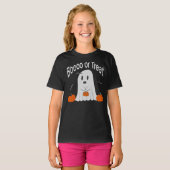 かわいいお化けのハロウィンデザイン Tシャツ (正面フル)