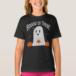 かわいいお化けのハロウィンデザイン Tシャツ