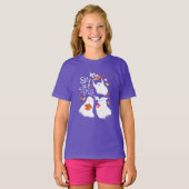 かわいいお化けのハロウィン デザイン Tシャツ (正面フル)