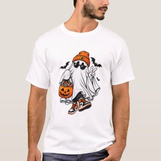 かわいいお化けのハロウィンTシャツ Tシャツ