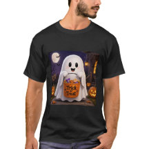 かわいいお化けのハロウィンTシャツ
