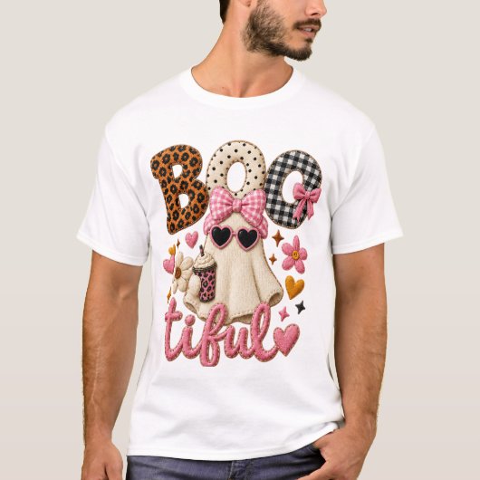 かわいいお化けのハロウィンTシャツ Tシャツ (正面)