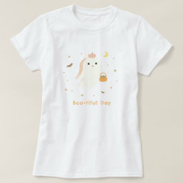 かわいいお化けのブーティフルデイTシャツ Tシャツ