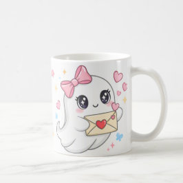 かわいいお化けのラブレター マグカップ – パステルカラーのかわいい系