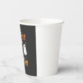 かわいいお化けのリボン Halloween Design_1 紙コップ (左)