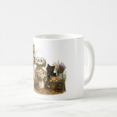 かわいいお化けの花屋さん コーヒーマグカップ (正面右)
