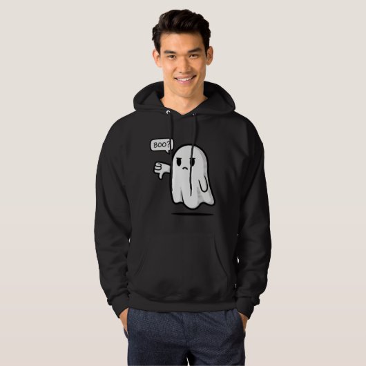 かわいいお化けの「ブー?」Tシャツ パーカ (正面フル)