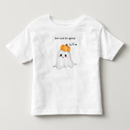かわいいお化けは怖がらせるには可愛すぎる トドラーTシャツ