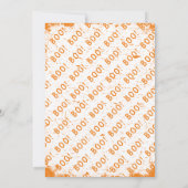 かわいいお化け屋敷と幽霊のハロウィンパーティー 招待状 (裏面)