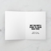 かわいいお化け屋敷 ハロウィン シーズンカード (内部)