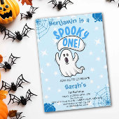 かわいいお化け ハロウィン 誕生日パーティー 1歳 招待状