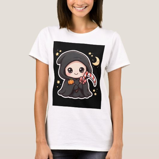 かわいいお友達死神Tシャツ Tシャツ (正面)