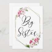 かわいいお姉ちゃん 招待状 (正面/裏面)