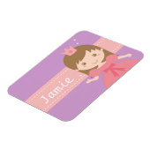 かわいいお姫様のマグネット オーダーメイド マグネット (左側)