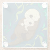 かわいいお店 ガラスコースター (裏面)