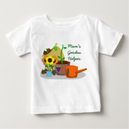 かわいいお手伝いママガーデン ベビーTシャツ