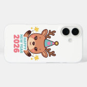 かわいいお正月iphoneケース2026 Case-Mate iPhoneケース (裏面 (横))