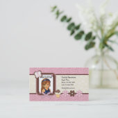 かわいいお母さんのテレホンカード コーリングカード (スタンド正面)