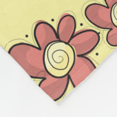 かわいいお母さん及びベビーの鶏の《鳥》アメリカゴガラ フリースブランケット (角)